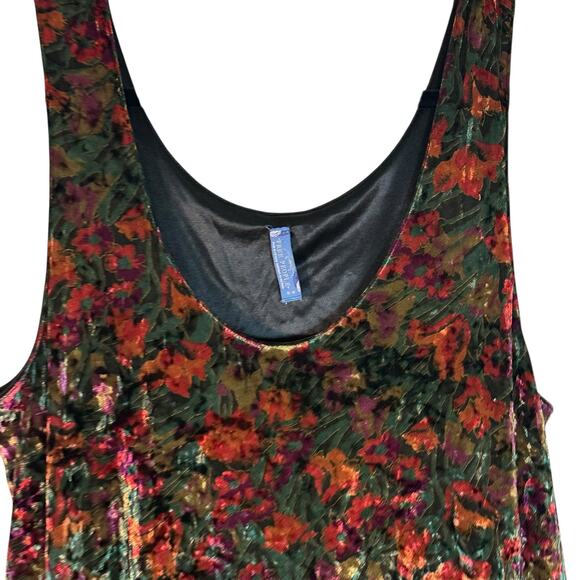 Free People Womens Velvet Foliage Dress - Picture 4 of 7